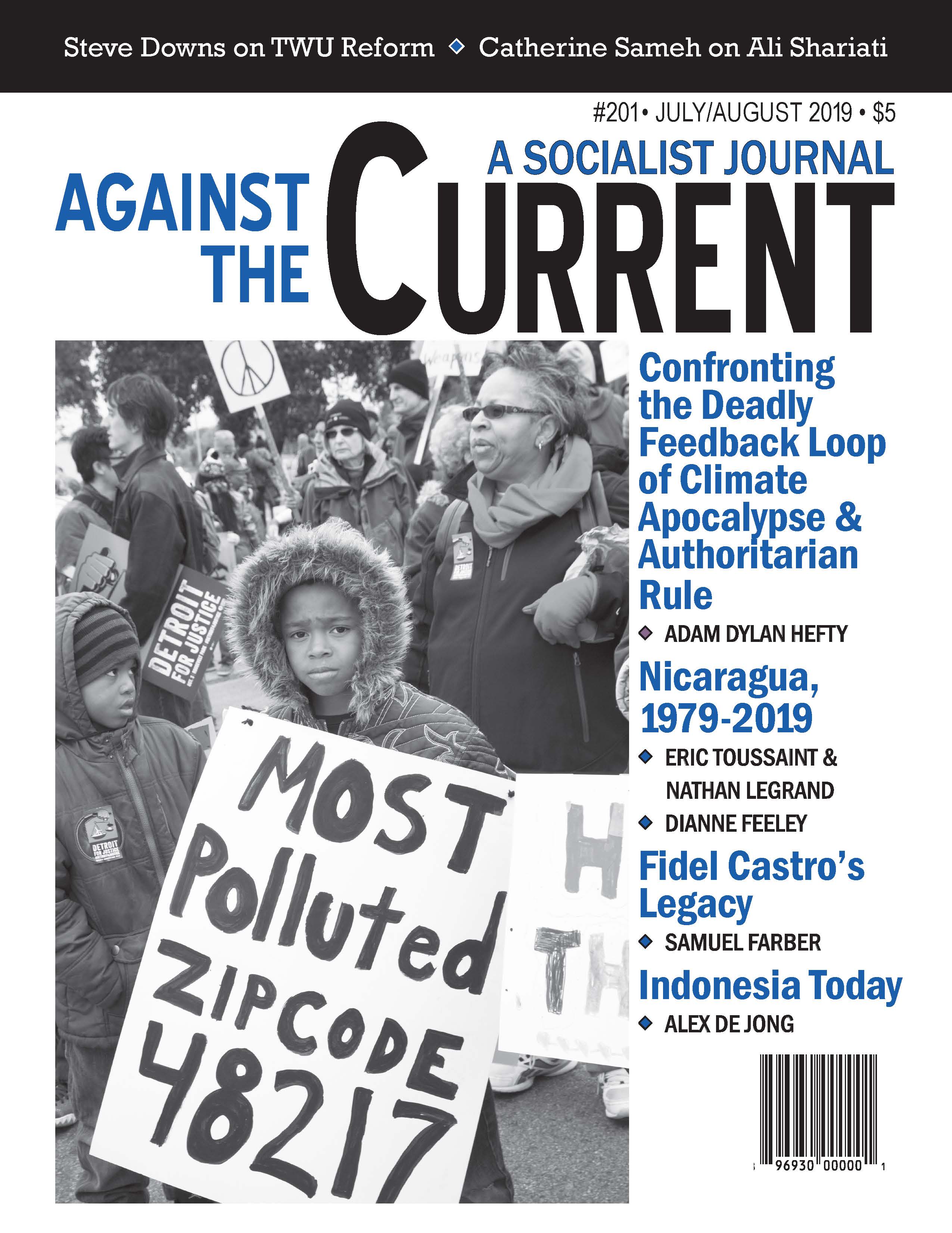 Solidarity Front Page - the july august 2019 against the current 201 features