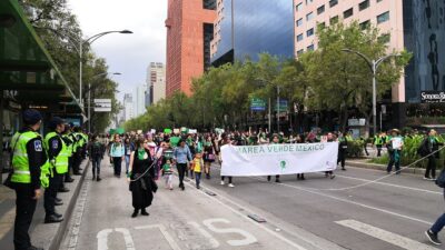 March for abortion rights. Mexico City, September 2019.