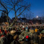 Vigil for Renee Good in South Minneapolis, January 7, 2026. Good was killed by an ICE agent earlier in the day.