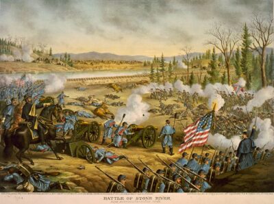 At the Battle of Stones River in Middle Tennessee the Union Army of the Cumberland won a strategic victory that opened the way to the capture of Chattanooga and Atlanta, Sherman’s march to the sea, and the defeat of the Confederacy. 160 years later we still have to fight.