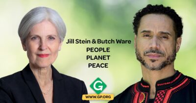 Jill Stein and Butch Ware, 2024 Green Party nominees for president and vice-president.