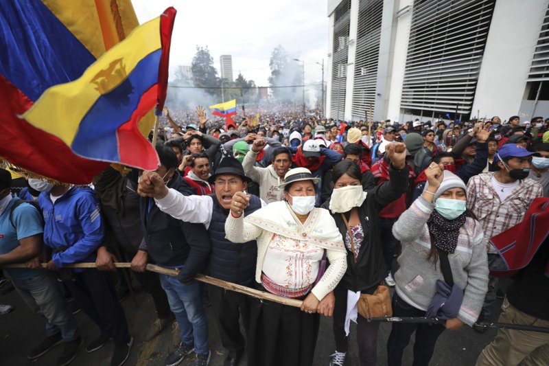 Women against neoliberal reforms and repression in Ecuador