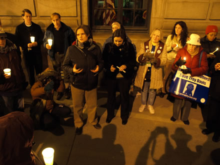 vigil for Troy Davis