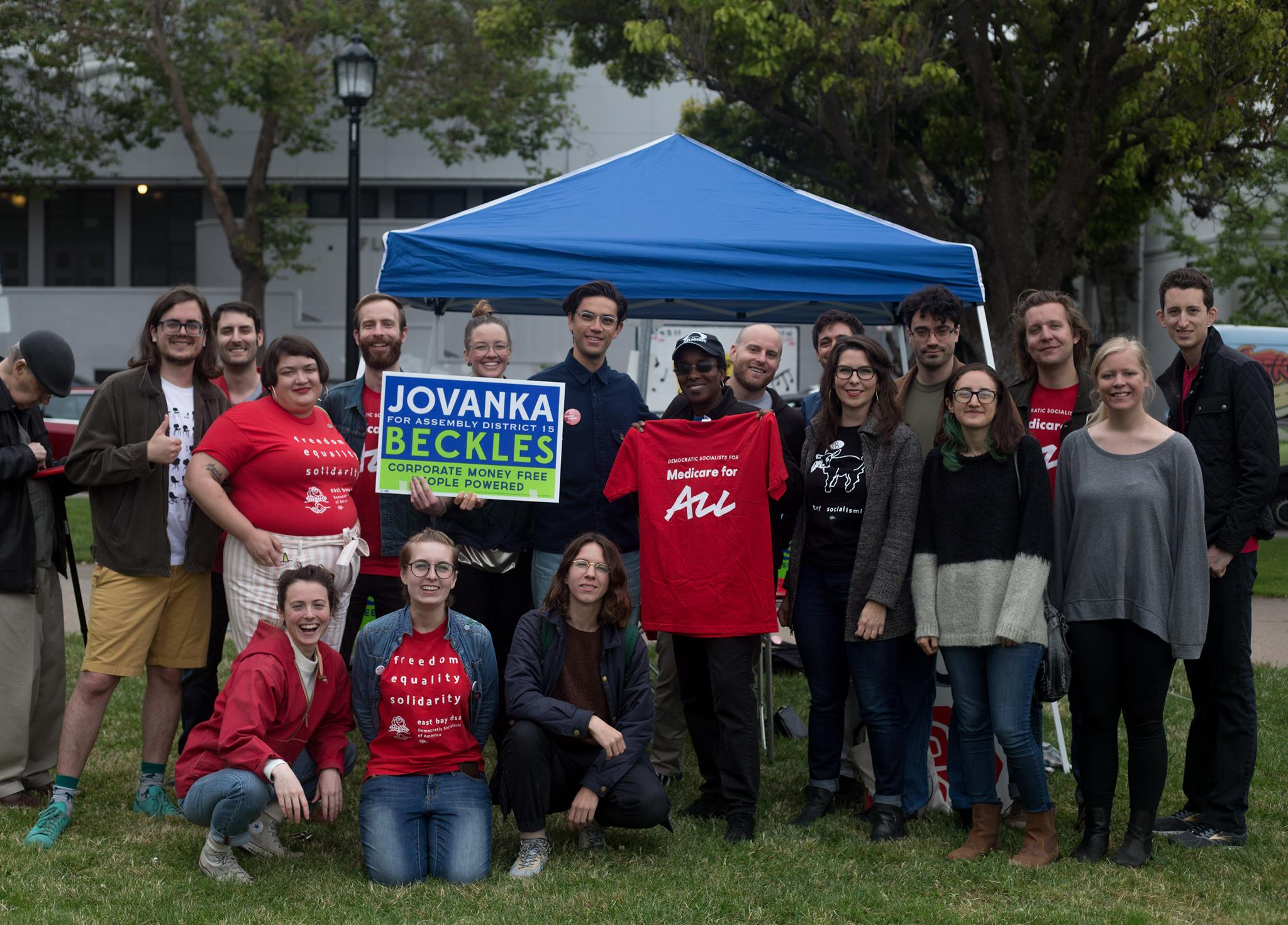 Jovanka Beckles and East Bay DSA