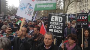 Palestine solidarity rally - London, April 2018