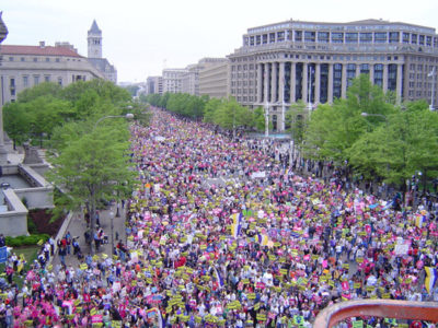 March for Women’s Lives, Washington, April 2004