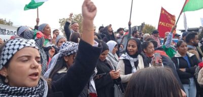Palestine solidarity demonstration in Liège, October 28, 2023. (Photo: Fourth International)