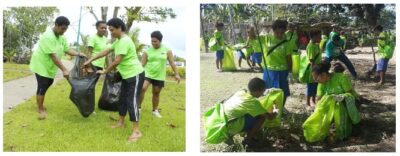 PNG Greens community cleanup