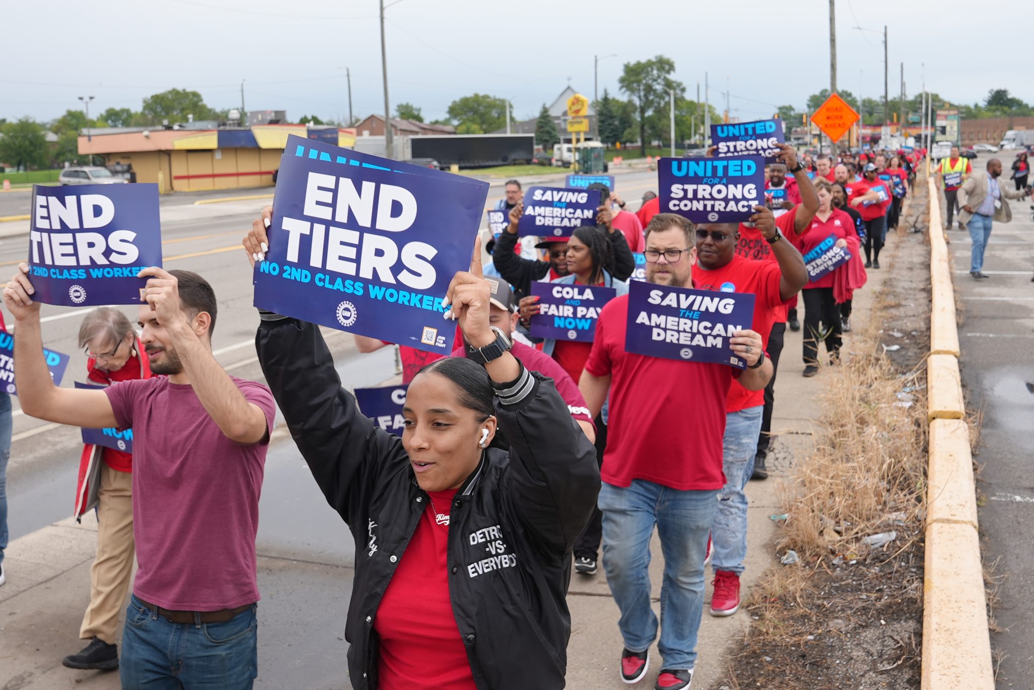 Electric vehicle factories are overwhelmingly nonunion. The UAW strike